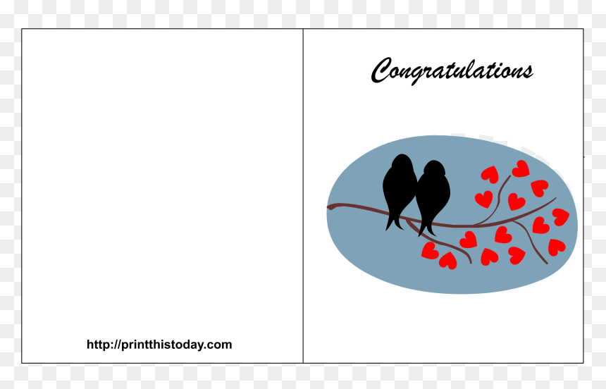 Wedding Congratulation Cards Free, HD Png Download - congratulations png