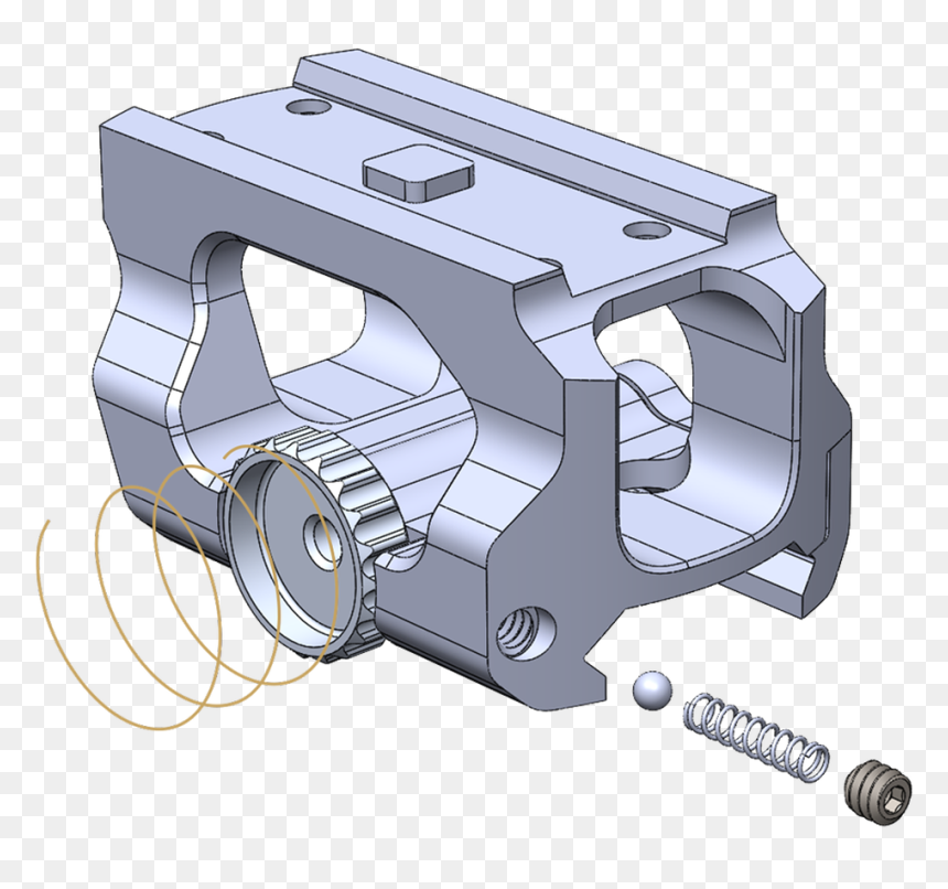 Qd Mount Trijicon Mro Patrol, HD Png Download - lower third png