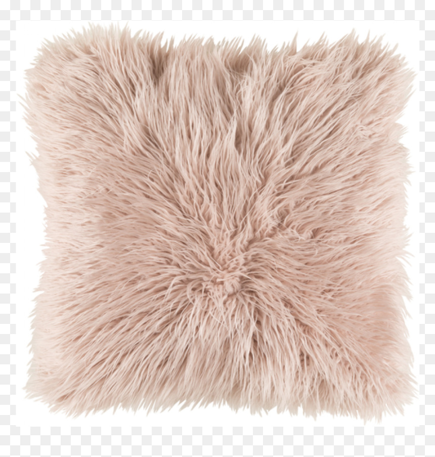 Faux Fur Pillow, HD Png Download - pillow png