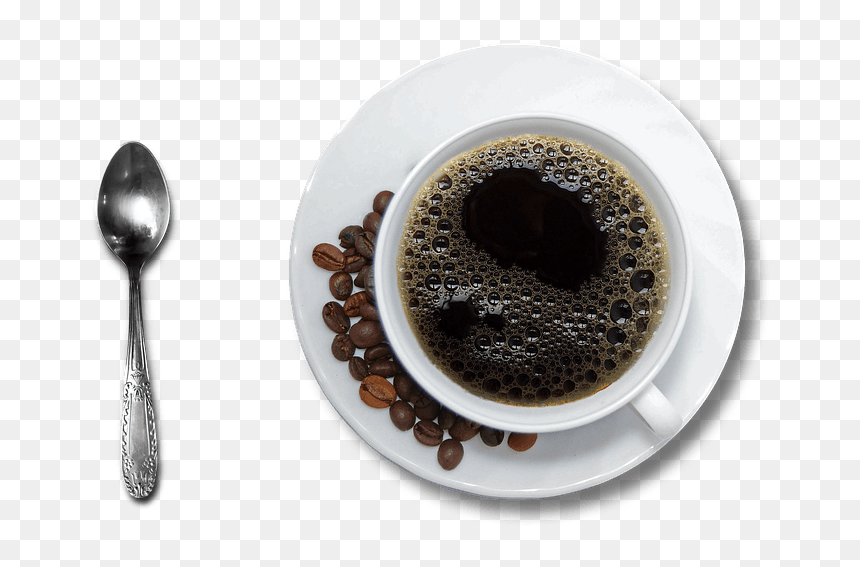 Heart With Coffee And Flowers, HD Png Download - spoon png