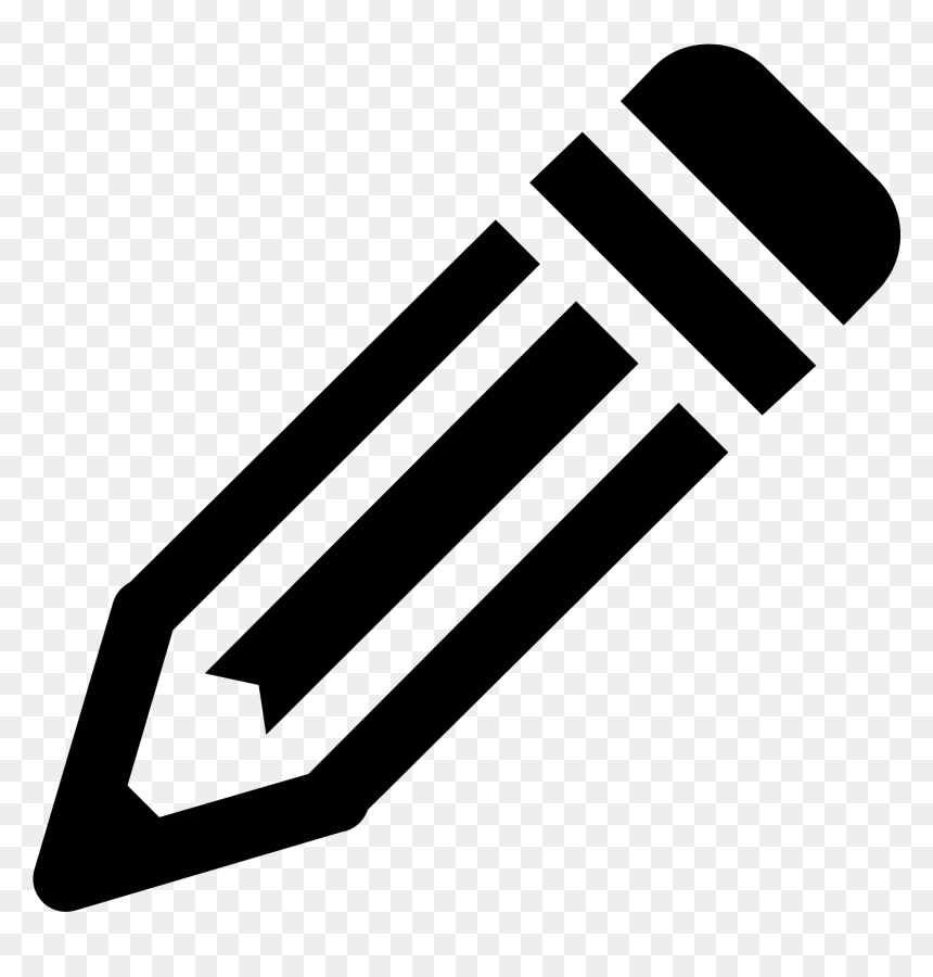Edit Icon Png Black, Transparent Png - pillow png