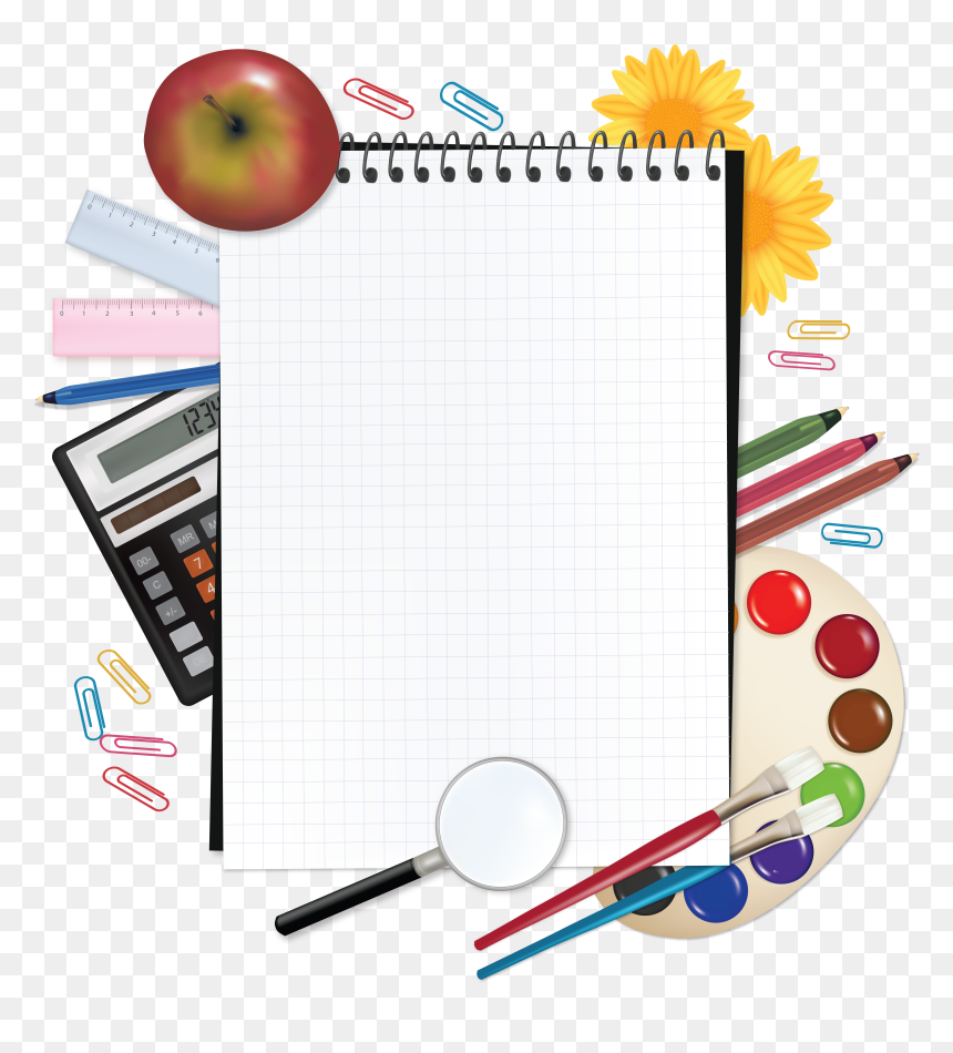 พื้น หลัง เครื่อง เขียน, HD Png Download - notebook png