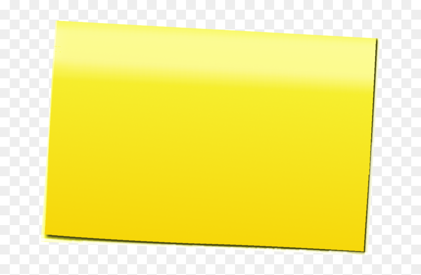Yellow Post It Png, Transparent Png - sticker png