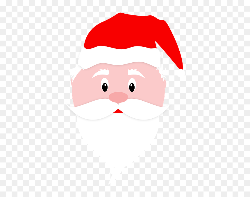 Papa Noel Navidad Png, Transparent Png - santa beard png