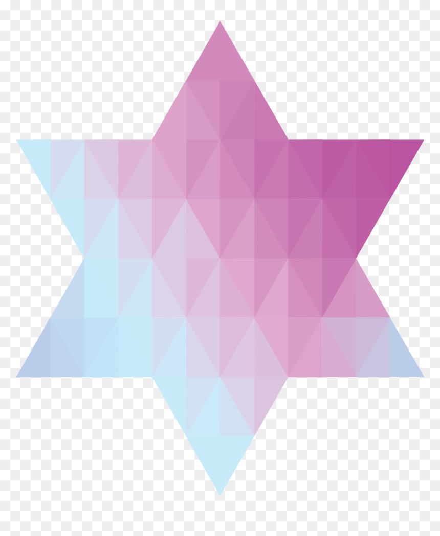 Triangle, HD Png Download - star of david png