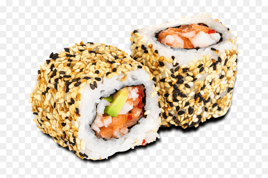 Sushi Uramaki Tobiko, HD Png Download - sushi png