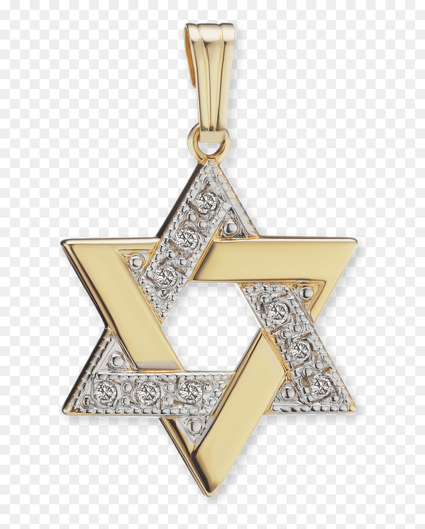 Necklace, HD Png Download - star of david png