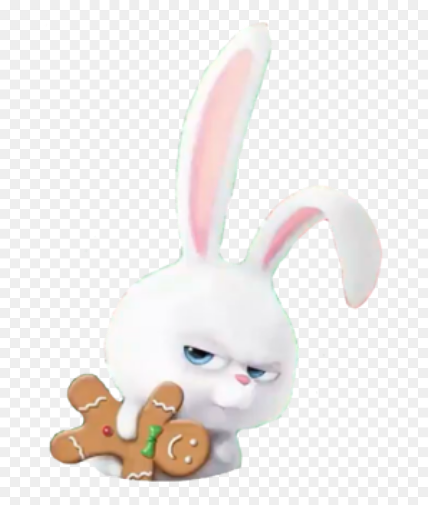#snowball #pets #rabbit #bunny - Bunny Snowball, HD Png Download - snow ball png