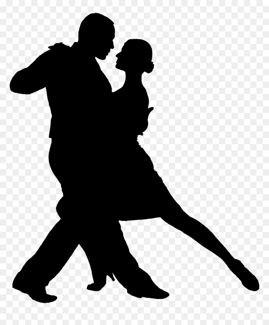 Argentine Tango Dance Silhouette - Tango Silhouette Png, Transparent Png - tango png