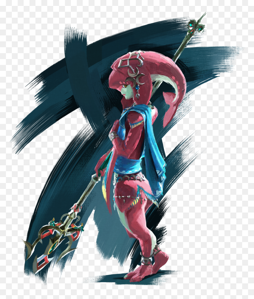 Mipha Zelda Breath Of The Wild, HD Png Download - the legend of zelda png