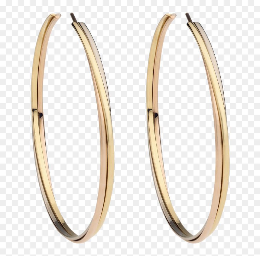 Bangle, HD Png Download - hoop earring png