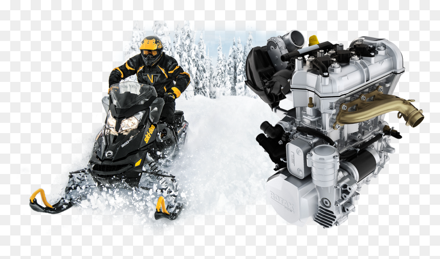 Ski-doo Snowmobiles Usa, HD Png Download - snowmobile png