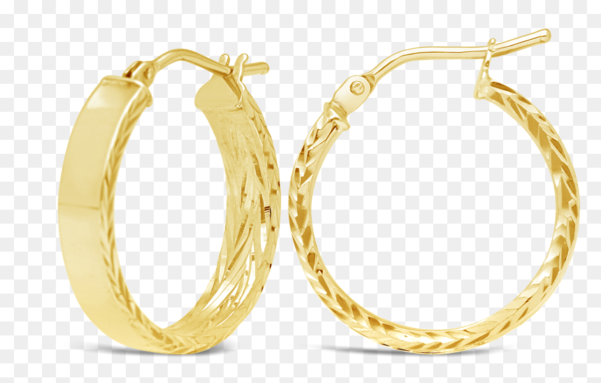 Earrings, HD Png Download - hoop earring png