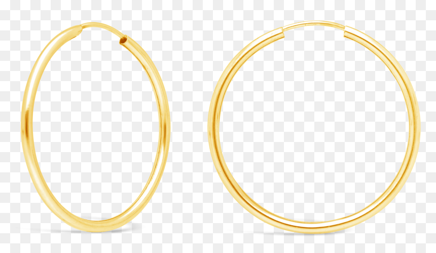 Earrings, HD Png Download - hoop earring png
