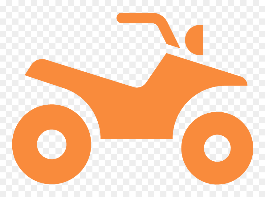 Get A Free Atv Or Snowmobile Quote - Atv Icon Blue, HD Png Download - snowmobile png