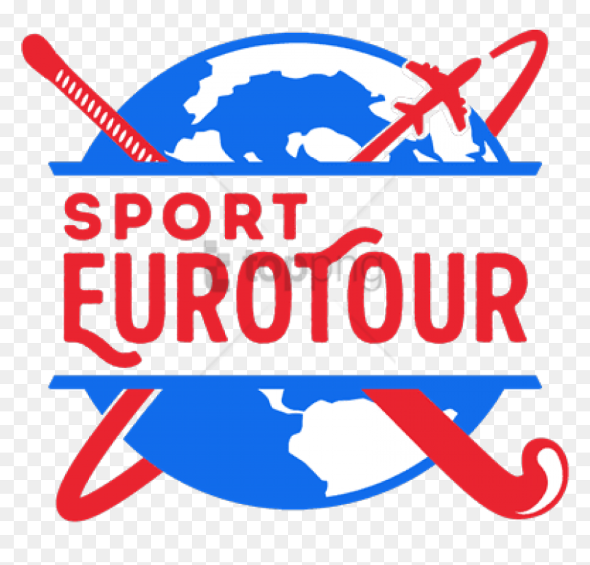 Free Png Download Sport Eurotour Field Hockey Logo - Earth Clip Art, Transparent Png - black globe png