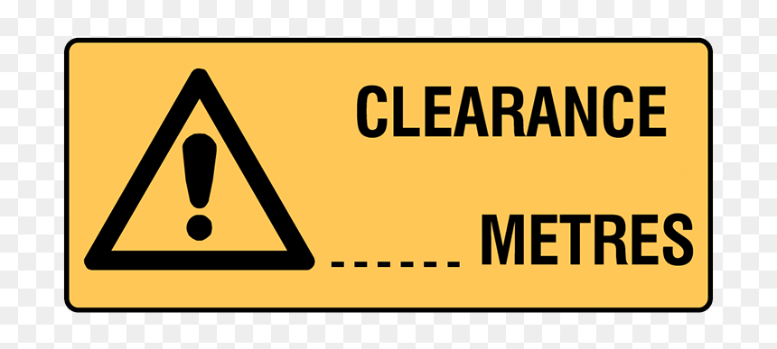 Brady Landscape Warning Signs - Traffic Sign, HD Png Download - clearance png