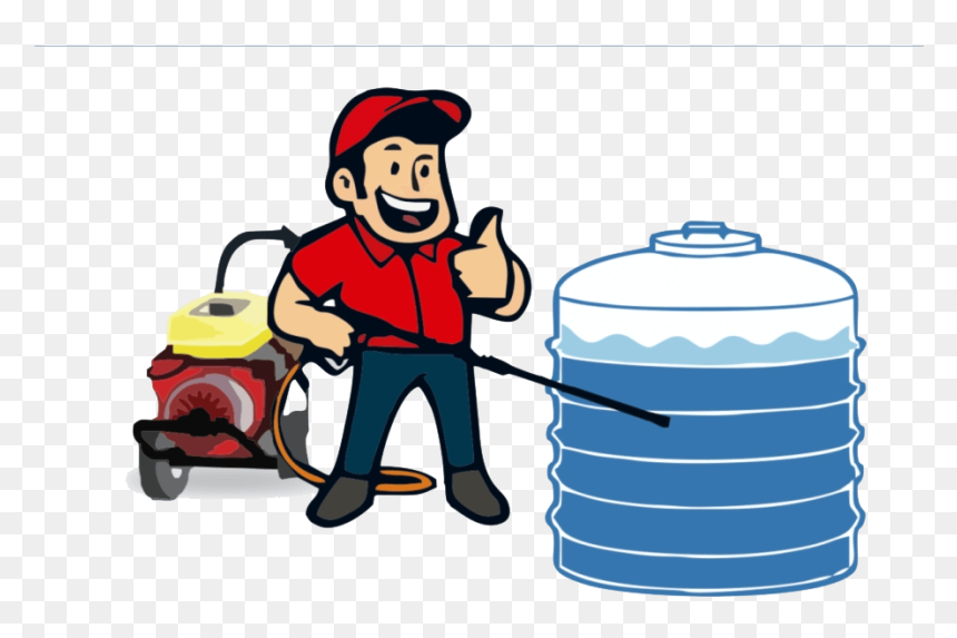 Water Tank Cleaning - Automated Tank Cleaning Machine, HD Png Download - water tank png