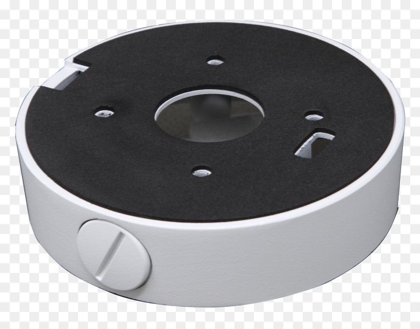 White Junction Box/mounting Base For Hikvision Turret - Circle, HD Png Download - turret png