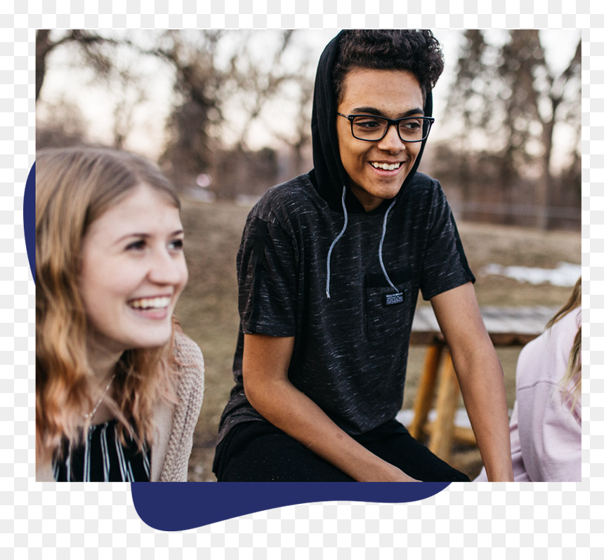 Sitting, HD Png Download - teens png