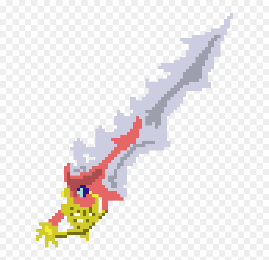 Divine Rapier Pixelart, HD Png Download - rapier png