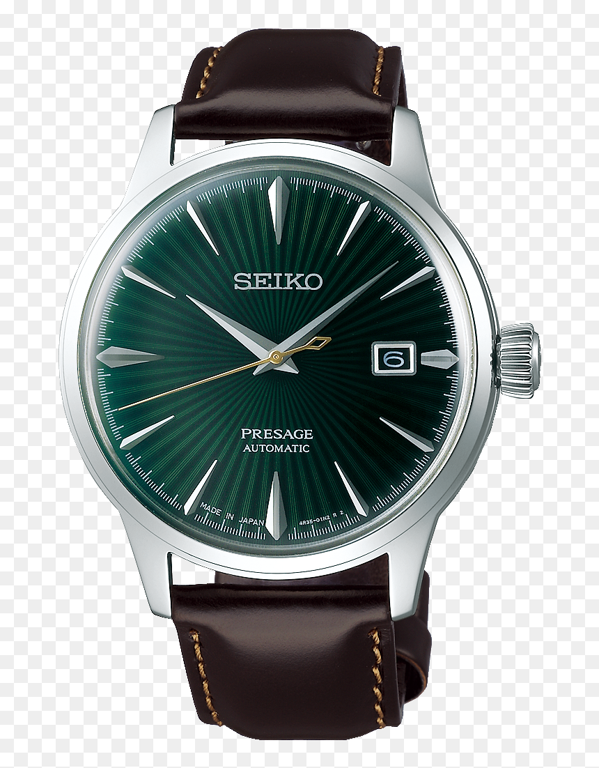 Seiko Presage Leather Strap, HD Png Download - leather strap png