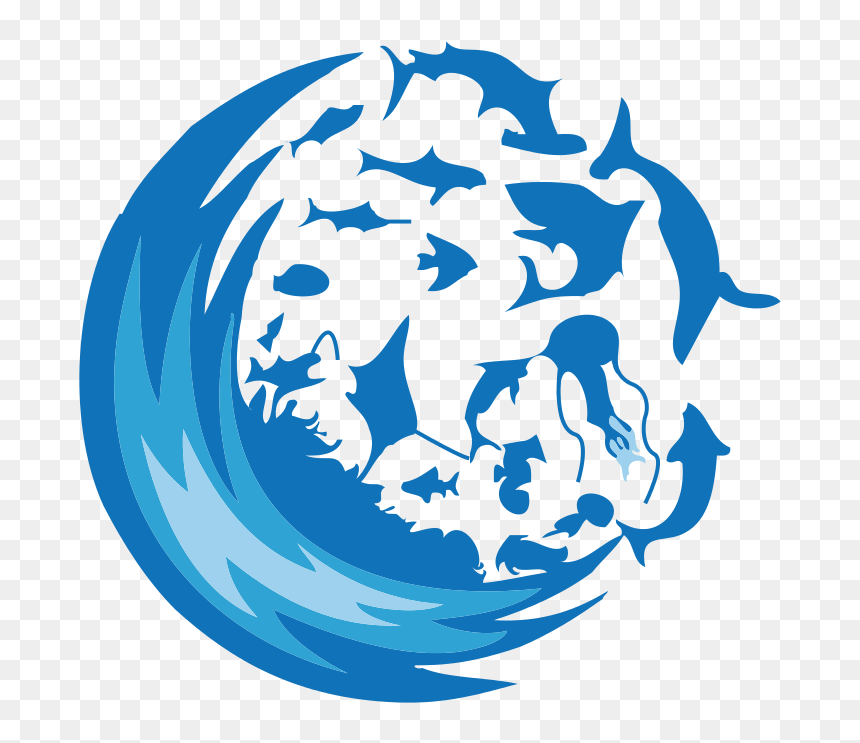 Peo-ocean Dive View - Ocean Clipart, HD Png Download - ocean clipart png