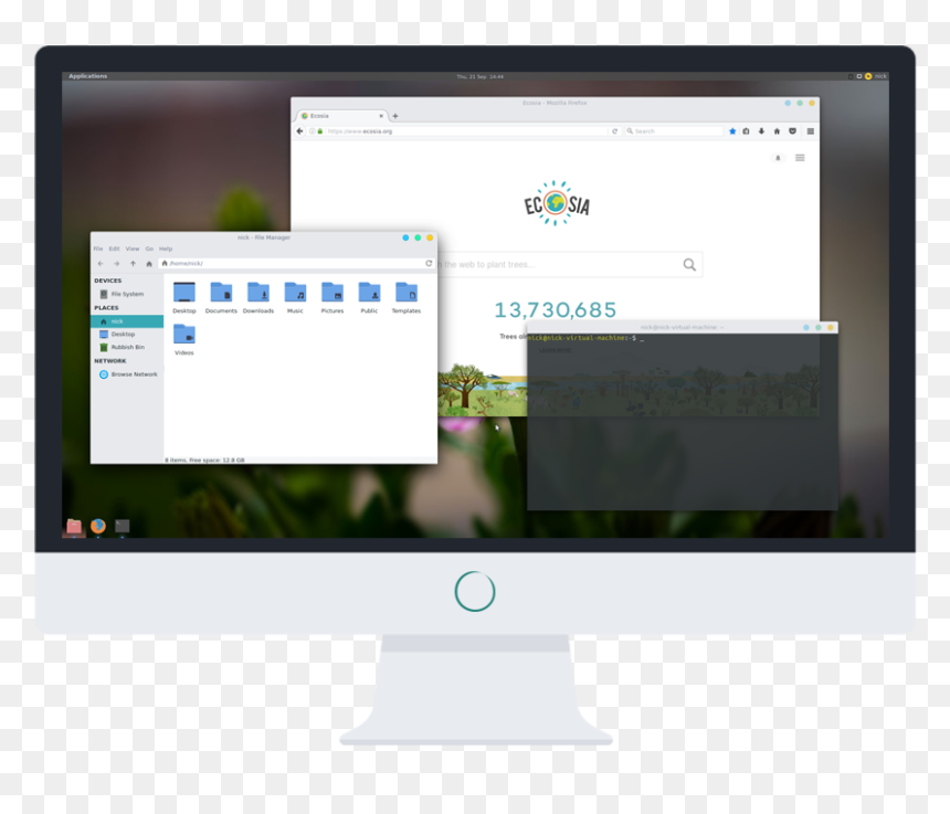 Computer Monitor, HD Png Download - enso png