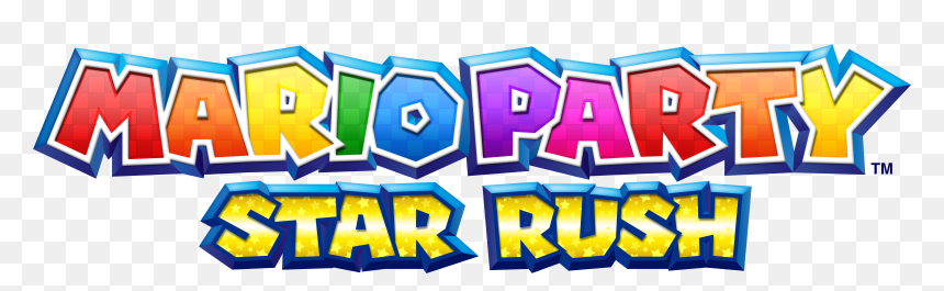 Mario Party Star Rush Logo, HD Png Download - mario party png