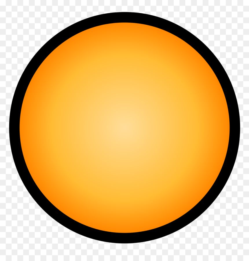 File - Buttonorange - Svg - Orange File Button Clipart - Circle, HD Png Download - orange button png