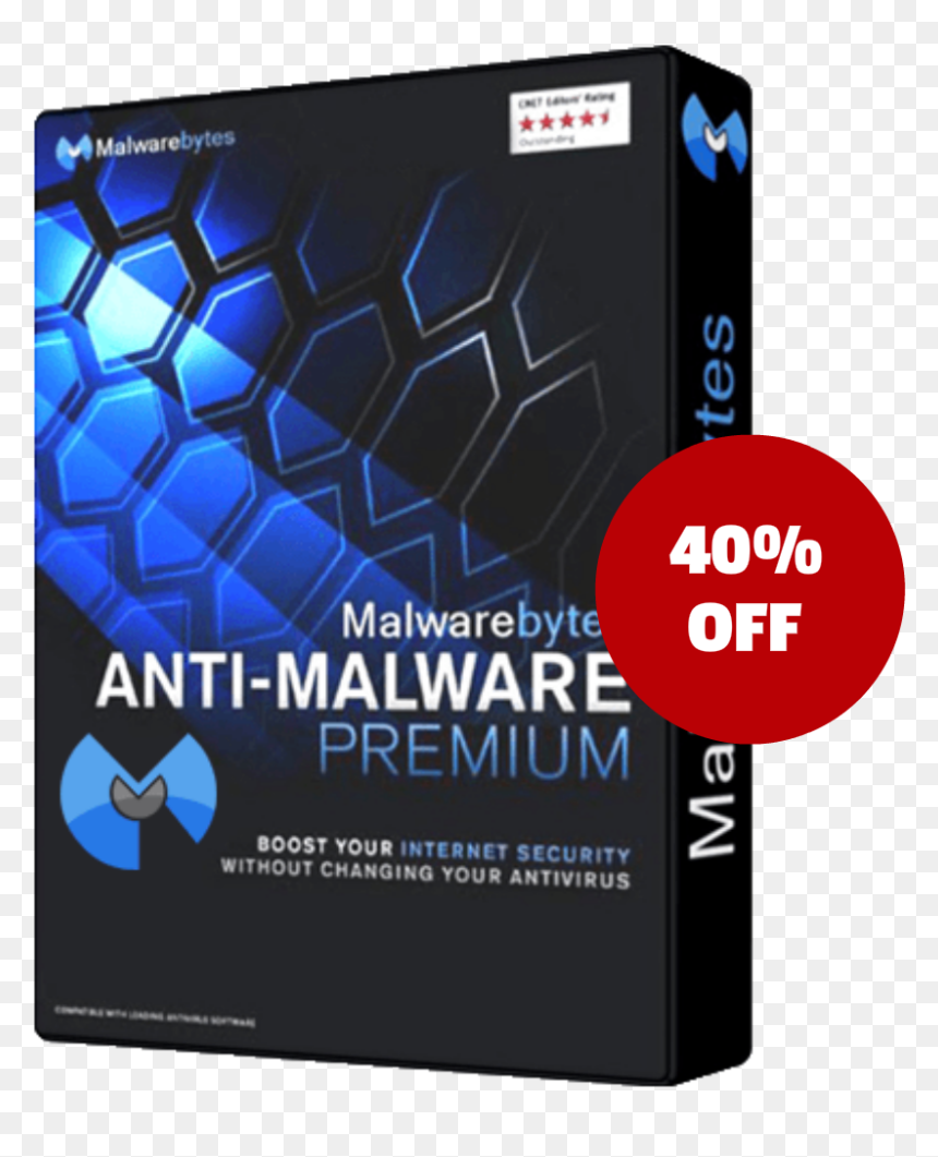 Malwarebytes Premium 40 Off - Malwarebytes Premium Malwarebyte For Pc, HD Png Download - malwarebytes logo png