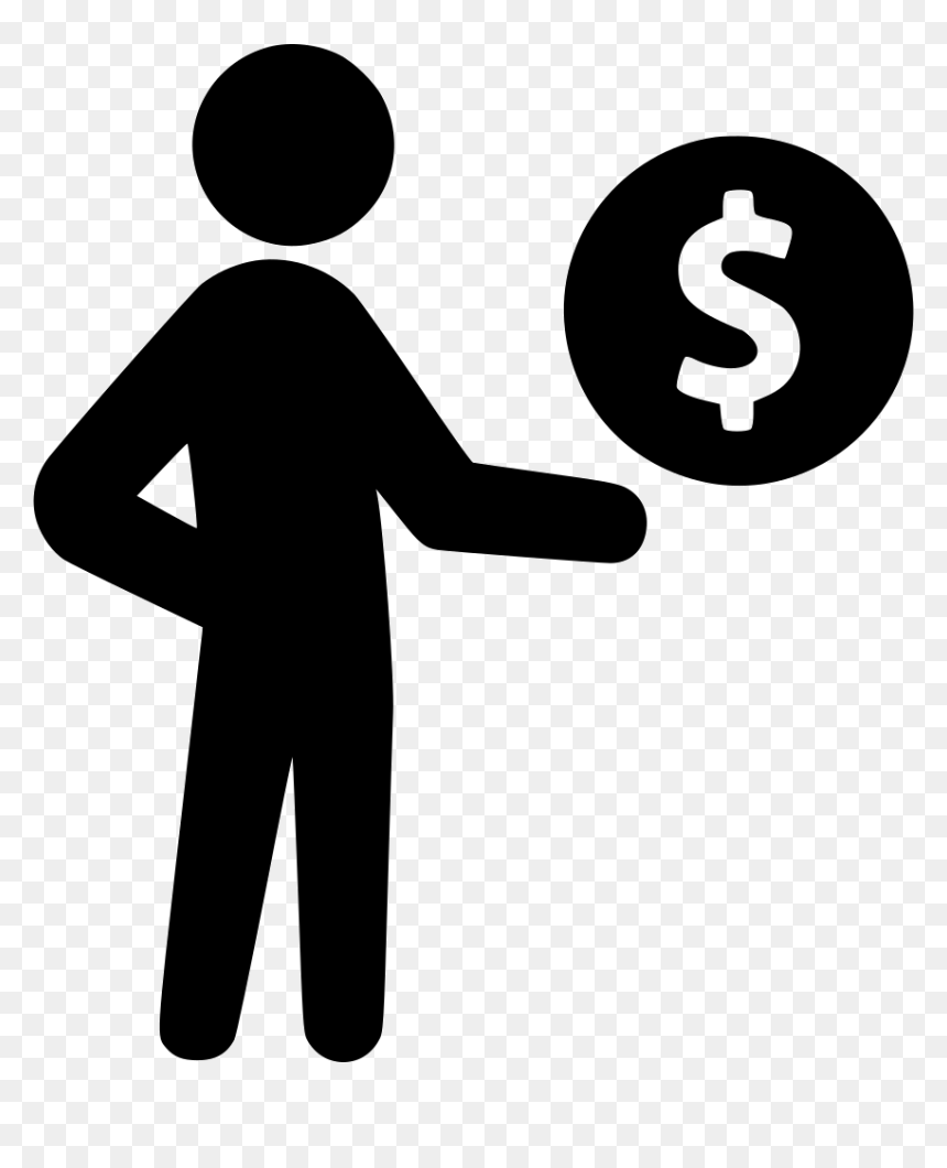 Business Earnings Dollar Income Profit - Person Income Png, Transparent Png - business people icon png