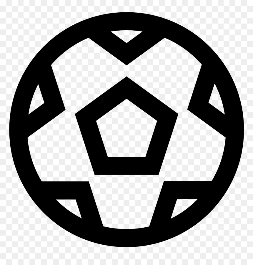 Material Icons Ball, HD Png Download - soccer ball icon png