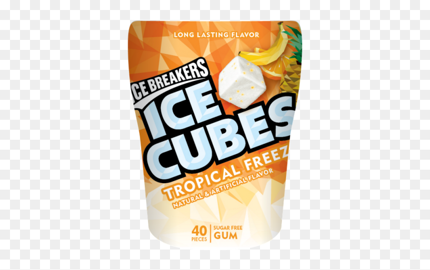 Ice Breakers Ice Cubes Tropical Freeze - Caffeinated Drink, HD Png Download - ice breaker png