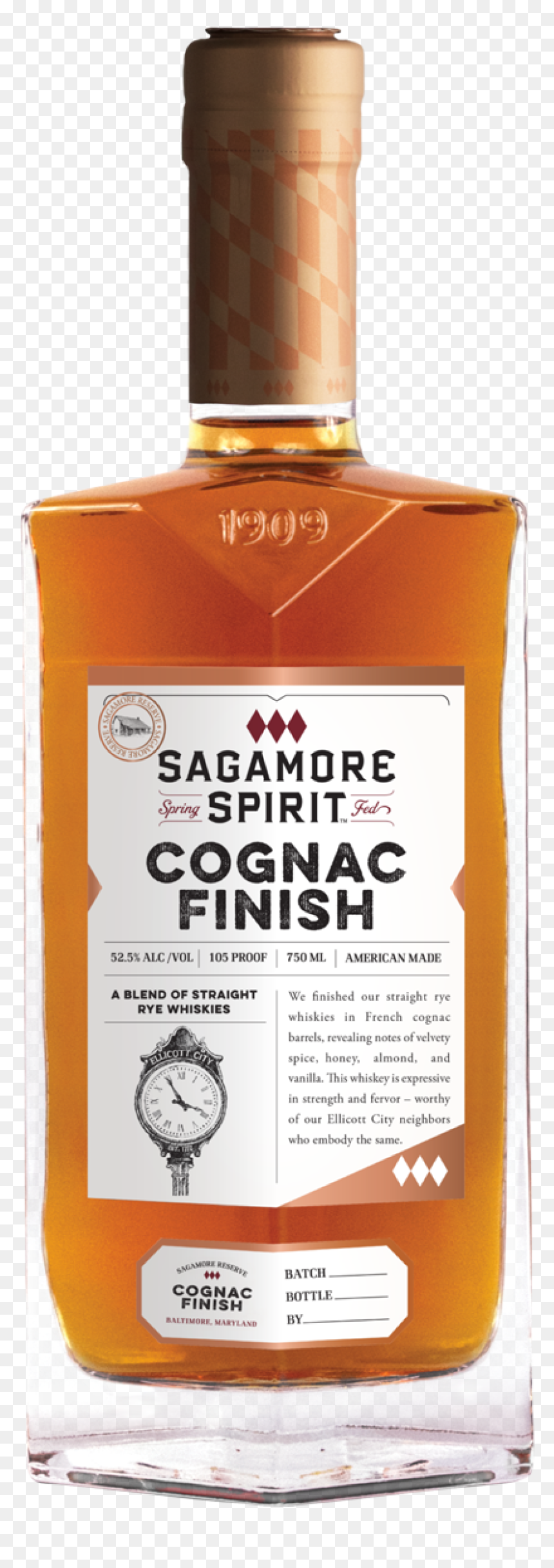 Sagamore Spirit Cognac Finish, HD Png Download - finish png