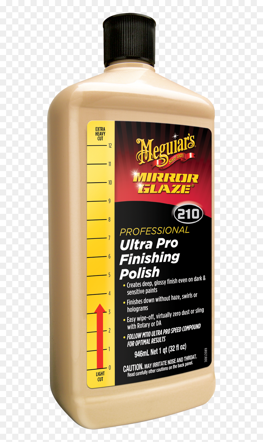Meguiar"s M210 Mirror Glaze Ultra Pro Finishing Polish, HD Png Download - finish png