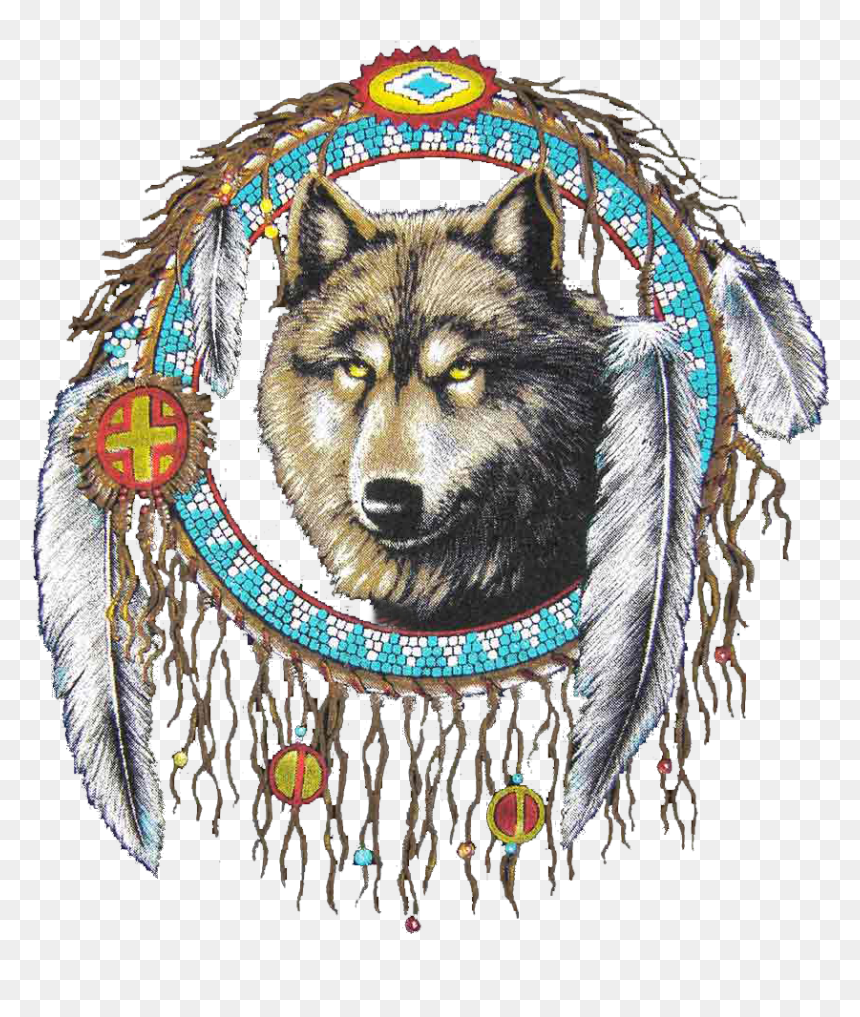 Transparent Wolf Transparent Png - Dream Catcher Wolf Paw, Png Download - wolf icon png
