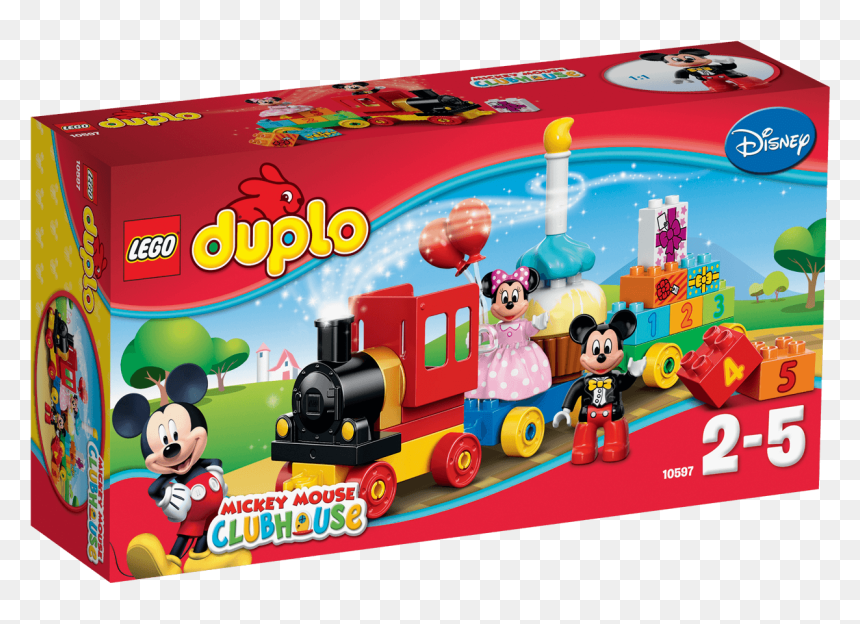 Duplo Mickey Mouse Trein, HD Png Download - mickey and minnie png