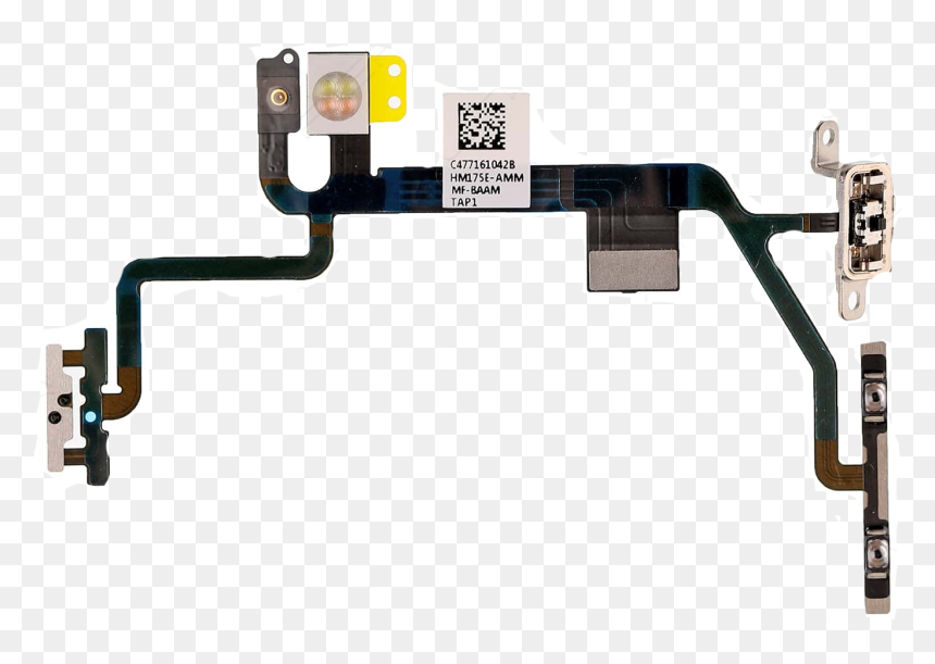 Iphone 8 Power Button, Volume Switch And Flex Cable - Iphone 8 Power Flex Cable, HD Png Download - volume button png