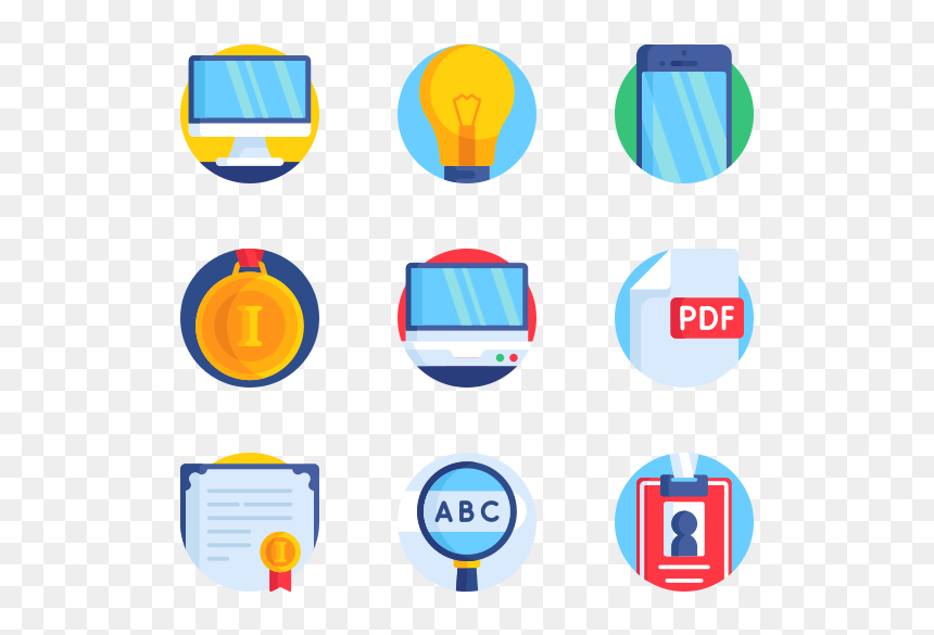 Digital Marketing Vector Icons, HD Png Download - knowledge icon png