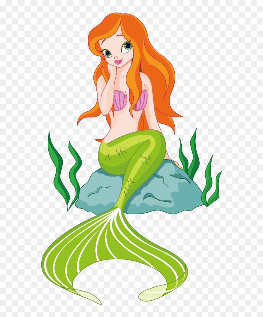 Cute Mermaid, HD Png Download - cute mermaid png