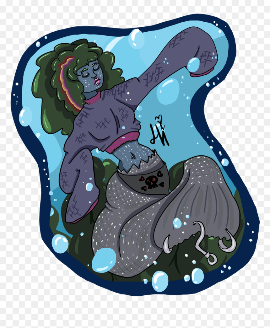Cartoon, HD Png Download - cute mermaid png