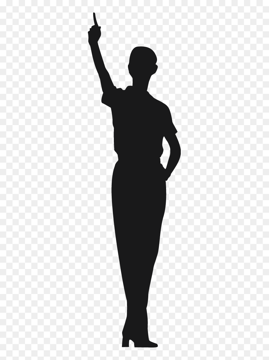 Woman Silhouette - Little Black Dress, HD Png Download - women silhouettes png
