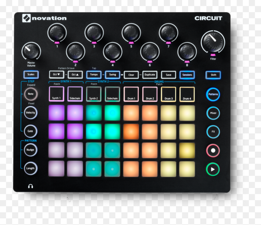 Beat Machine Png - Novation Circuit Groove Box, Transparent Png - beat machine png