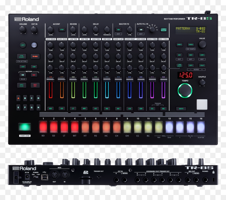 Roland Aira Tr 8s, HD Png Download - beat machine png