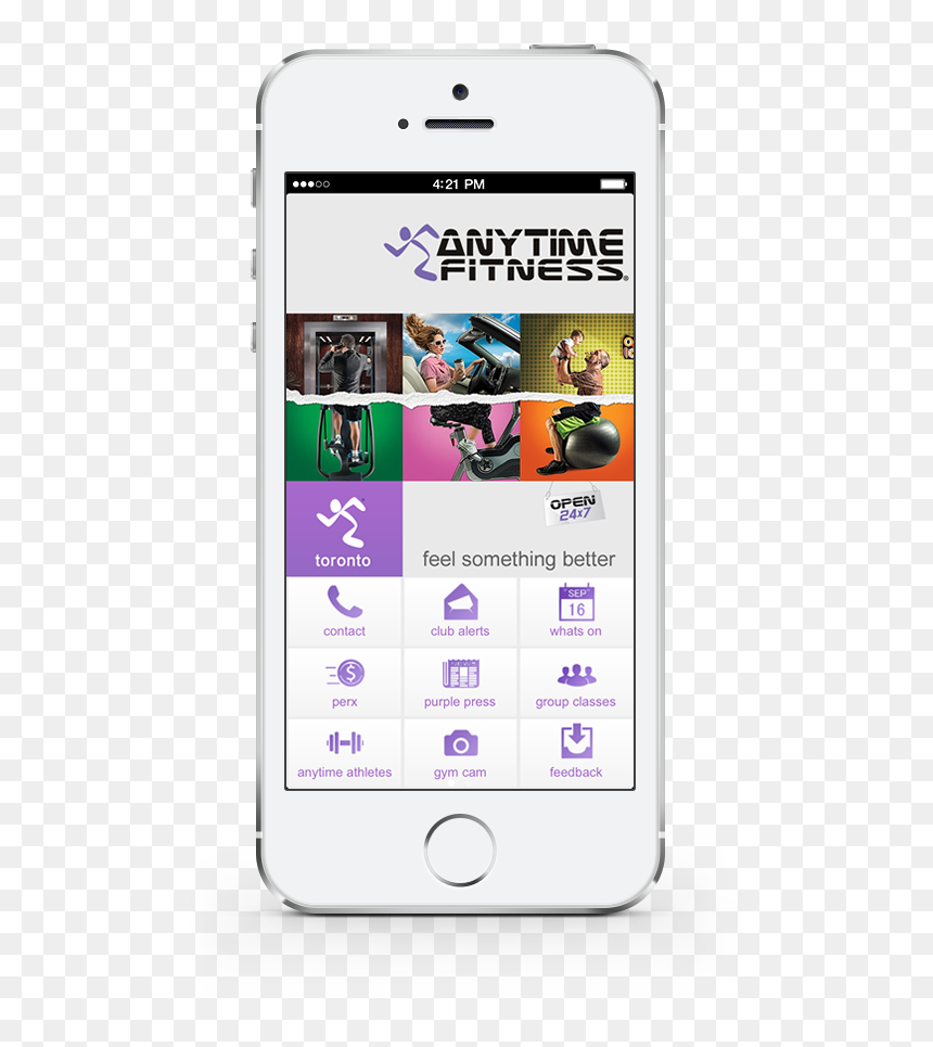 Anytime Fitness Mobile App - Anytime Fitness App Flyer, HD Png Download - anytime fitness logo png