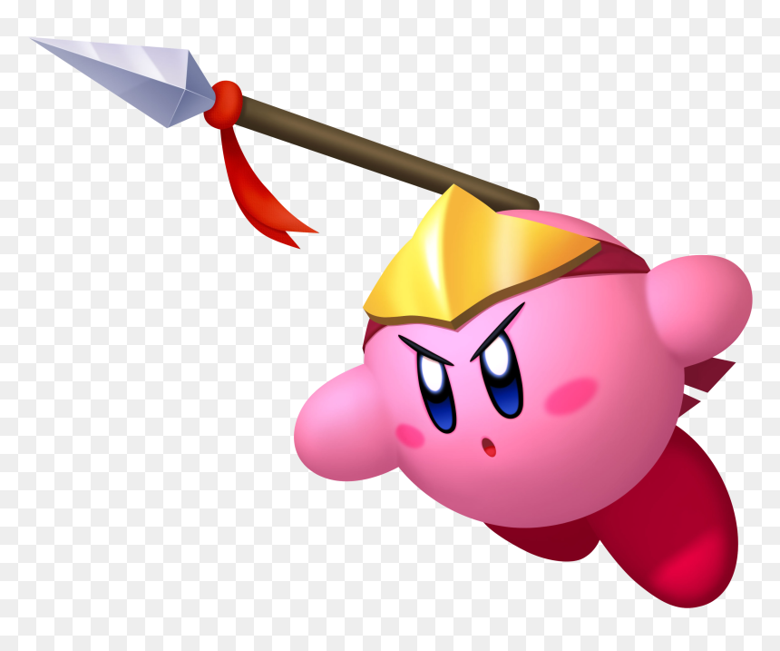 Transparent Kirby - Spear Kirby, HD Png Download - melee png