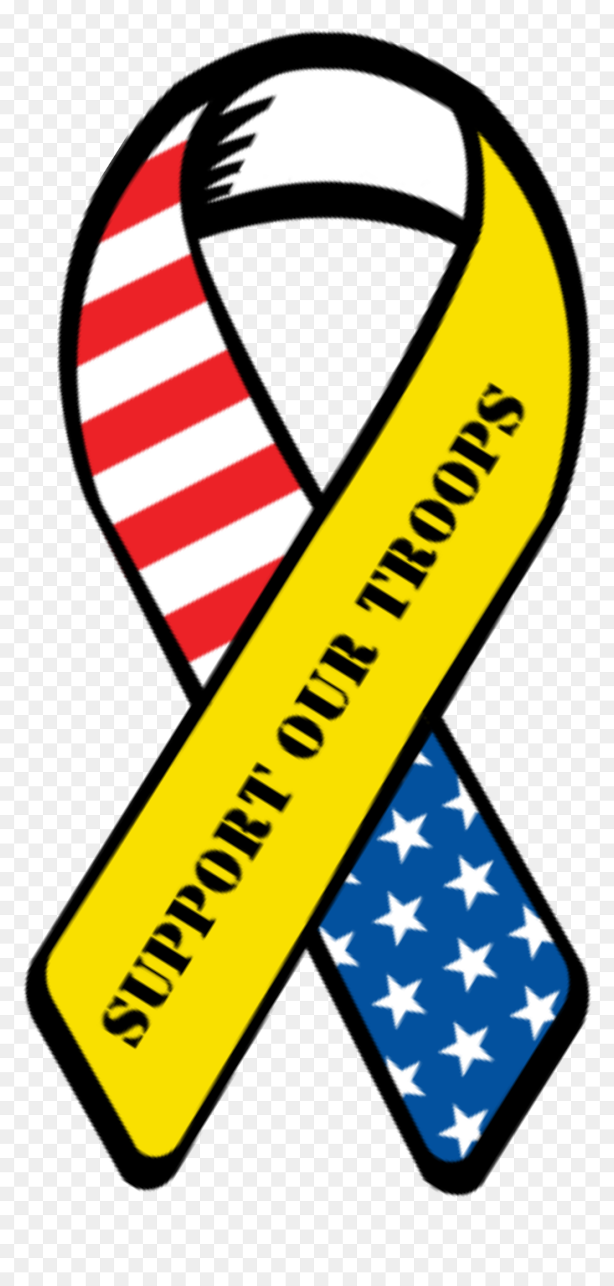 Cookie Club Of America® - Support Our Troops Ribbon Png, Transparent Png - club america png