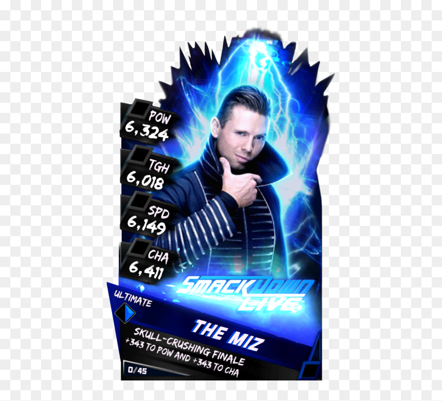 Becky Lynch Wwe Supercard, HD Png Download - miz png