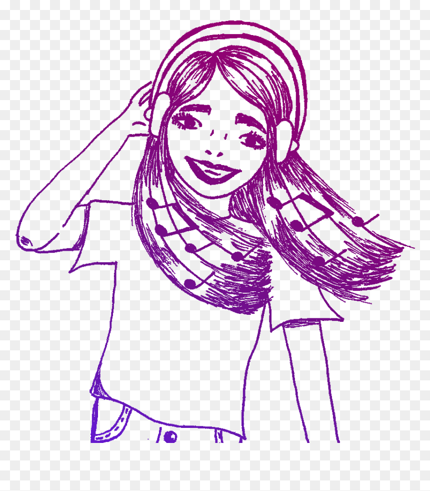 Sketch, HD Png Download - music lines png
